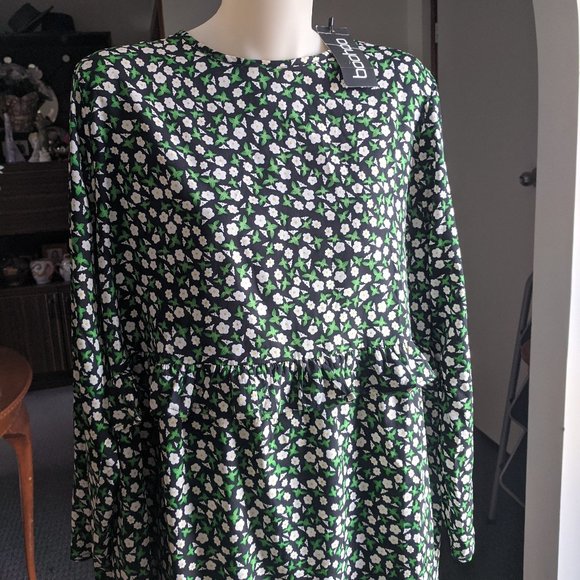NWT MATERNITY FLORAL LONG SLEEVES - Picture 2 of 8